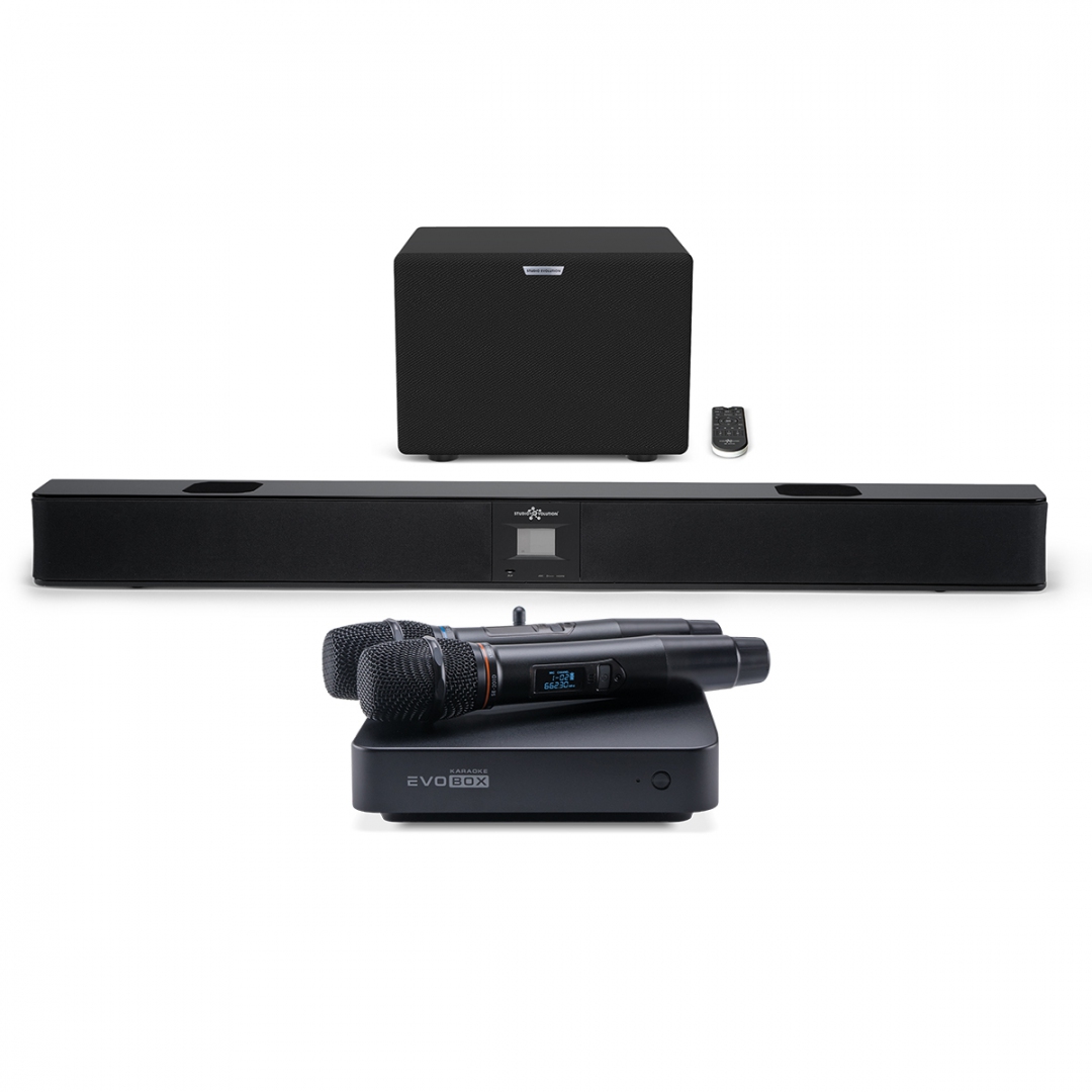 караоке-комплект EVOBOX Plus + EvoSound Bar (саундбар с караоке) в Великих Луках