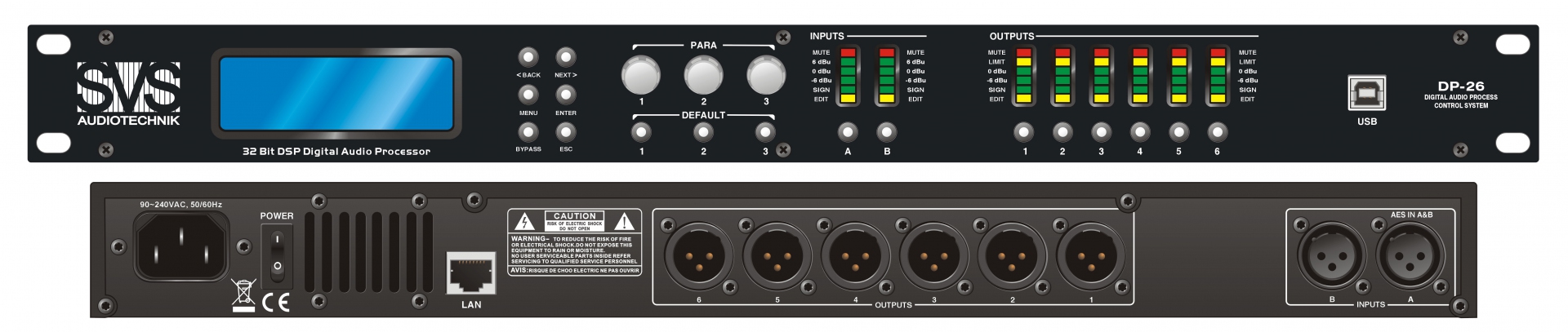 SVS Audiotechnik DP-26 Цифровой процессор: 2 входа 6 выходов в Великих Луках