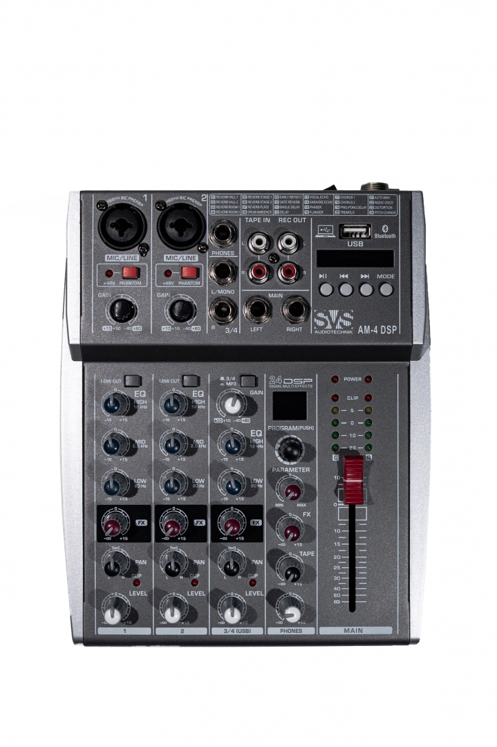 SVS Audiotechnik mixers AM-4 DSP Аналоговый микшерный пульт, 4-канала в Великих Луках
