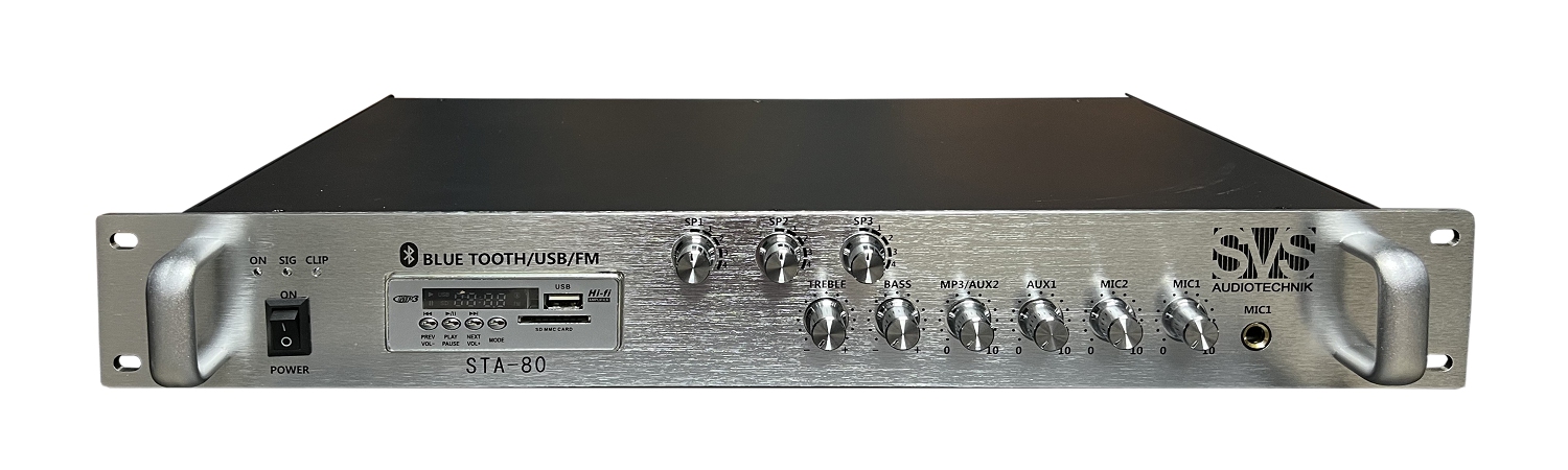 SVS Audiotechnik STA-80 Микшер-усилитель для систем Public Address в Великих Луках